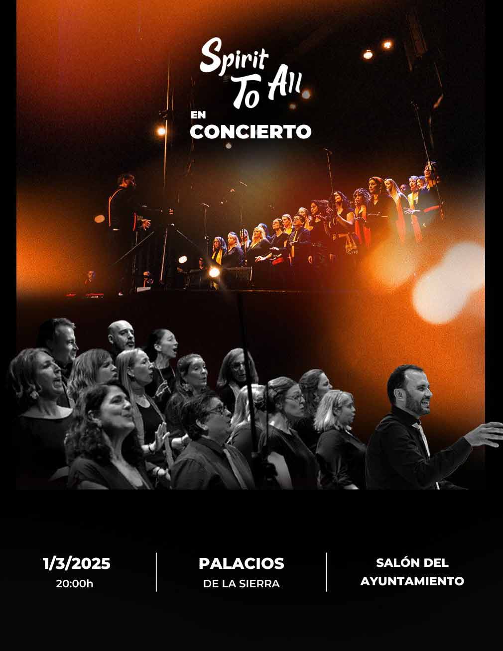 Concierto Coro Gospel Spirit to all en Palacios de la Sierra