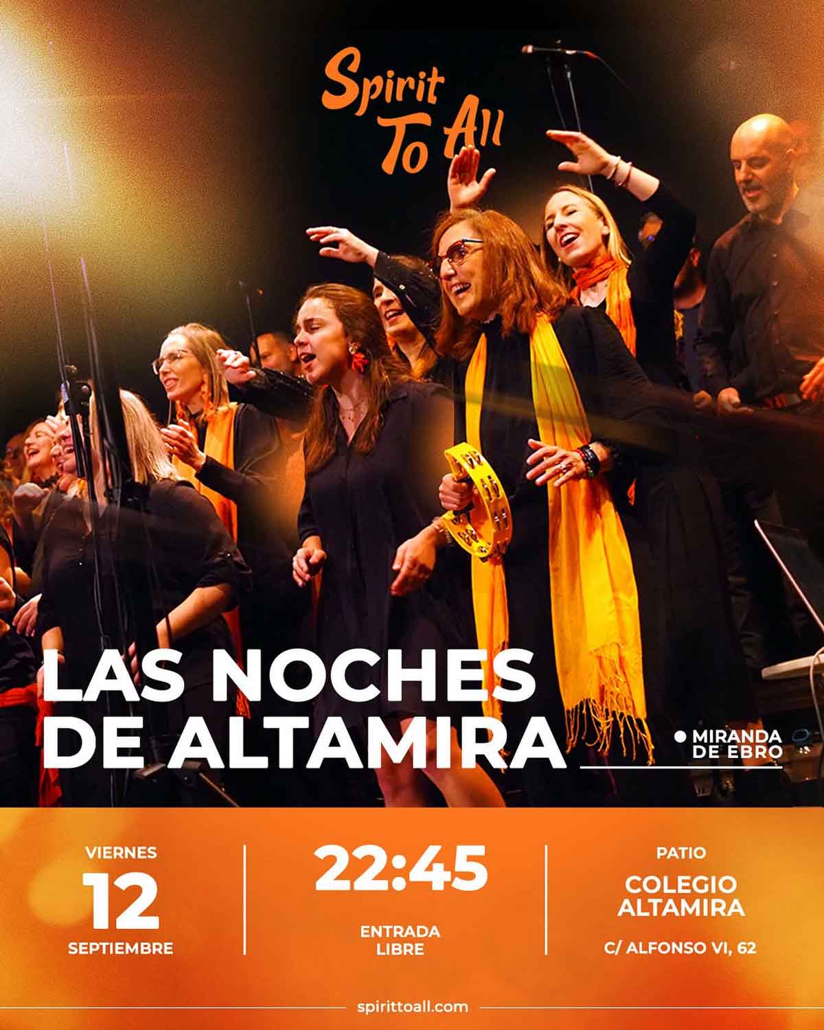 Concierto Gospel Spirit to All en Miranda de Ebro