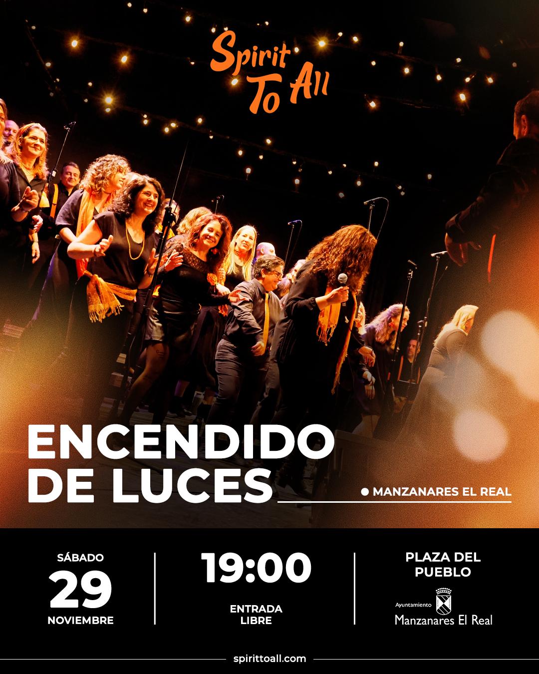 concierto spirittoall luces de navidad manzanares el real