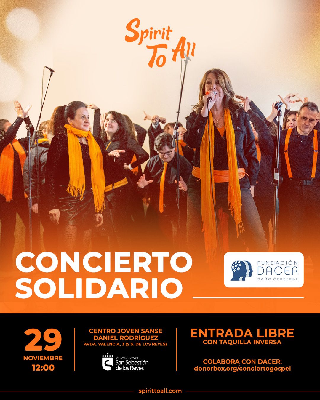 spirittoall concierto Dacer 2025