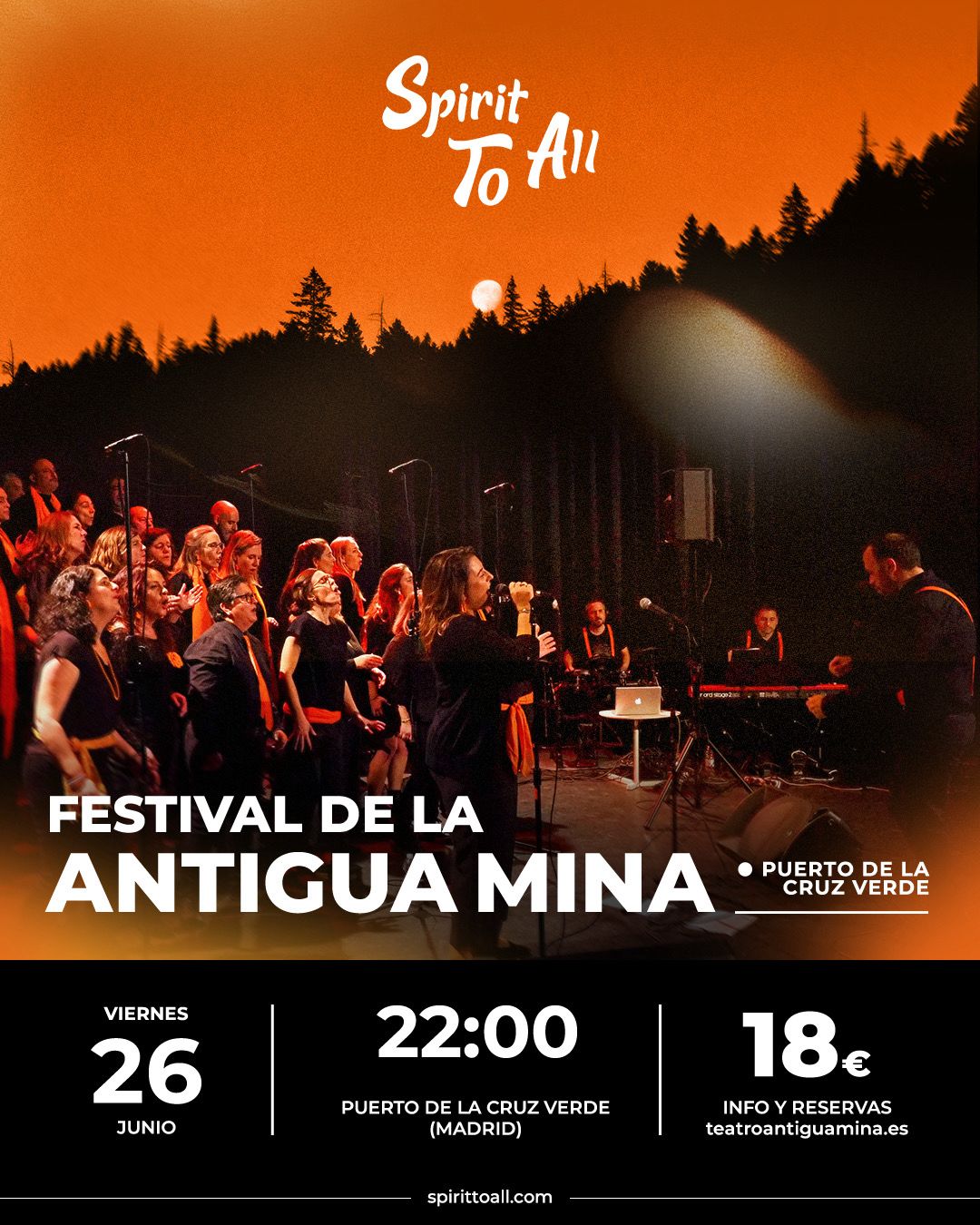 concierto spirittoall cartel de la antigua mina